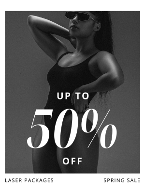 Hair Removal - Up to 50% off - Spring Sale